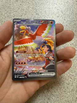 Pokemon TCG Ethan's Ho-Oh EX Card 230/182 Sir Destined Rivals English NM. FRESH - Image 2