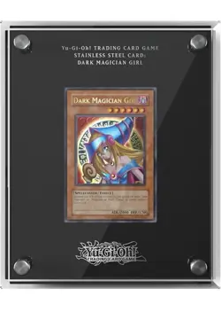 Stainless Steel Card: Dark Magician Girl EU Amazon Konami Yu-Gi-Oh! TCG SEALED - Image 1