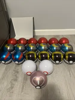 Pokemon Pokeball Collector Tin Lot - 21 **RARE LOVE BALL **EMPTY!NO CARDS** - Image 1