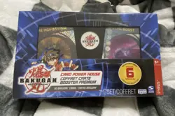 2008 Bakugan 30 Card Power House Booster Pack Premium 6 Collectible Cards NEW - Image 1