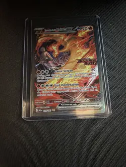 Team Rocket's Moltres ex - (Destined Rivals Stamp) 229/182 Miscellaneous Cards & - Image 1