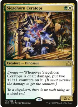 Siegehorn Ceratops 171 MTG NM - Rivals of Ixalan - Image 1
