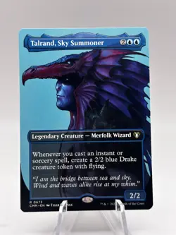 Talrand, Sky Summoner 0673 Borderless Commander Masters CMM MTG NM - Image 1