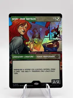 Mary Jane Watson 0229 Foil Borderless Marvel’s Spider-man SPM MTG NM - Image 1
