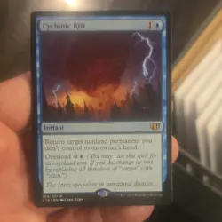 Cyclonic Rift Commander 2014 Regular Blue Rare Instant Wizards English - Image 1
