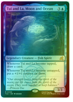 Tui and La, Moon and Ocean - Foil Avatar MTG - Image 1