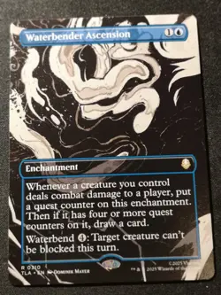Waterbender Ascension - Borderless - TLA - MTG - EN - NM - 0310 - Image 1