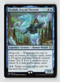 Deekah, Fractal Theorist*Non-Foil* Commander 2021 26 NM - Image 1