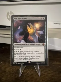 MTG The Soul Stone Marvel's Spider-Man Legendary Artifact Mythic Black EN - Image 1