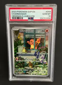 Pokemon Charmander #044 SV Promo Obsidian Flames PSA 10 GEM MINT - Image 1