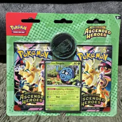 Pokemon TCG Ascended Heroes - Erika’s Tangela Blister BRAND NEW SEALED ✅ 2 - Image 1