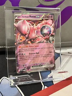 Team Rocket's Mewtwo ex SVP 216 Black Star Promo 2025 Holo Pokemon TCG - Image 4