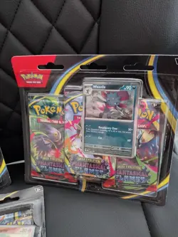 3 LOT Pokemon Phantasmal Flames ME02 3-Pack Blister Brand New sealed - Image 2