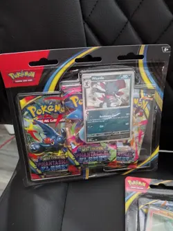 3 LOT Pokemon Phantasmal Flames ME02 3-Pack Blister Brand New sealed - Image 3