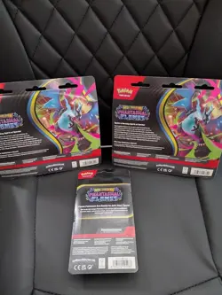 3 LOT Pokemon Phantasmal Flames ME02 3-Pack Blister Brand New sealed - Image 5