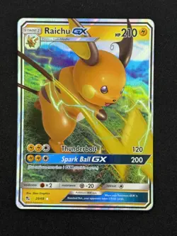 Raichu GX 20/68 - Hidden Fates Ultra Rare - Pokemon TCG (NM) - Image 1
