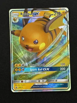 Pokemon Raichu GX Promo SM Promos SM213 NM - Image 1