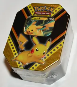 NEW! SEALED! Pokemon TCG V Powers Tin Pikachu (Fast Shipping!) 1 - Image 1