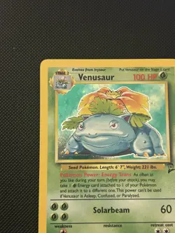 Pokemon Venusaur 15/102 Base Set 2 Unlimited Holo 1999 WOTC Vintage LP Rare TCG - Image 3
