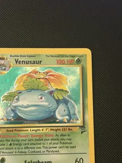 Pokemon Venusaur 15/102 Base Set 2 Unlimited Holo 1999 WOTC Vintage LP Rare TCG - Image 5