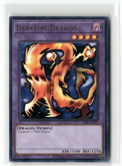 Yugioh Darkfire Dragon LOB-EN019 Unlimited NM - Image 1