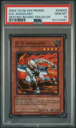 Yugioh D. D. Assailant DBT-EN002 Super Rare Bestiny Board Traveler PSA 10 GEM - Image 1