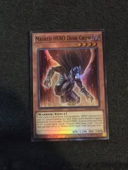Yugioh! Masked HERO Dusk Crow Maze of the Muertos MZMU-EN014 - Image 1