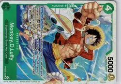 Monkey.D.Luffy PRB02-005 SR English One Piece Trading Card TCG - Image 5