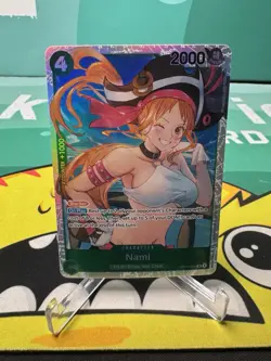 Nami OP14-031 Super Rare The Azure Sea's Seven One Piece Near Mint - Image 1