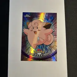 Topps Chrome 2000 Clefairy Pokemon Card #35 Holo SPECTRA - Image 1