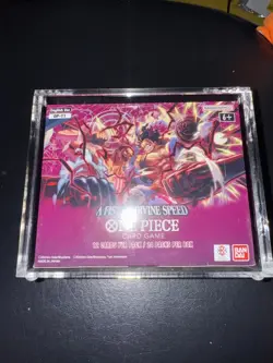 One Piece Card Game OP-11 A Fist of Divine Speed Sealed Booster Box W Case - Image 1