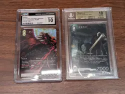 FFTCG Final Fantasy TCG Vincent and Cloud Cards CGC 10 BGS 9.5 - Image 1