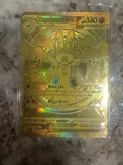 Pokemon Mega Lucario EX 188/132 MEG Holo English Standard Card 2025 - Image 2