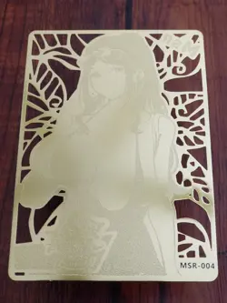 Nico Robin - One Piece - Goddess Story Gold Metal MSR-004 Card - Image 1