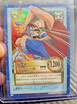 BANDAI One Piece Hyper Battle S76 LUFFY HOLO FOIL SCARCE EARLY CARD VINTAGE - Image 1