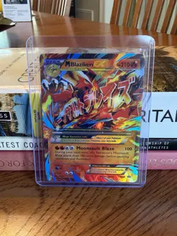 Pokemon M Blaziken EX Mega Full Art Holo Card XY86 XY English - Image 1