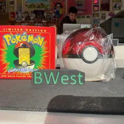 1999 Burger King Pokemon Togepi Trading Card 23K Gold Plated - Image 1