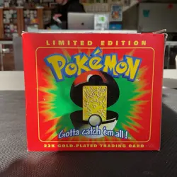 1999 Burger King Pokemon Togepi Trading Card 23K Gold Plated - Image 2