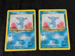 Wooper Slime/Tail Slap 50 HP Pokemon Neo Discovery TCG Card 71/75 – Lot of 2 - Image 3