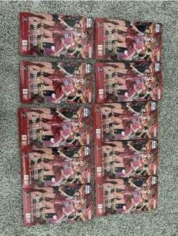 One Piece Card Game EB-03 Heroines Sleeved Booster Pack Lot of 10 Sealed - Image 1
