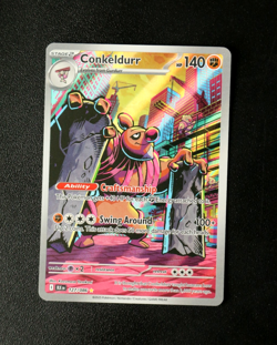 Pokemon Card - Conkeldurr 127/086 - Black Bolt English - Illustration Rare - NM⭐ - Image 1