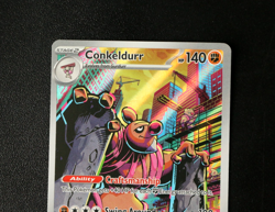 Pokemon Card - Conkeldurr 127/086 - Black Bolt English - Illustration Rare - NM⭐ - Image 2