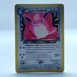 Pokemon TCG Karte - Dunkles Knuddeluff / Dark Wigglytuff 40/105 Neo Destiny NM - Image 1