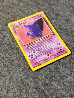 Gengar 20/62 Fossil Unlimited Non Holo Rare Card Pokemon TCG WOTC MP - Image 4