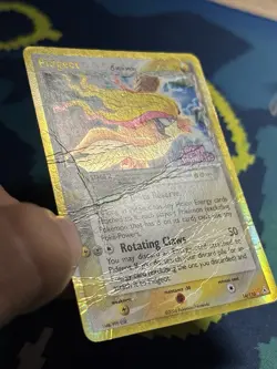 Pidgeot Ex Holon Phantoms 14/110 Reverse Holo Stamped Rare Pokemon Card DMG - Image 5