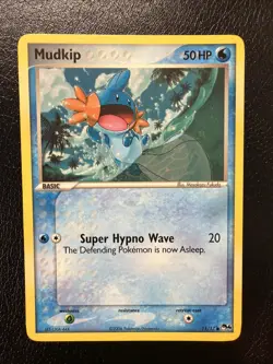 Mudkip - 11/17 - Pokemon Pop Series 4 Non-Holo Card LP - Image 1