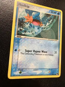 Mudkip - 11/17 - Pokemon Pop Series 4 Non-Holo Card LP - Image 4