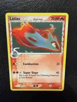 Pokemon TCG English Card ex Holon Phantoms Latias 21/110 Deck Holo Rare LP - Image 3