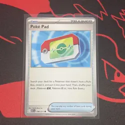 Pokemon TCG - Ascended Heroes - Poke Pad - 198/217 - Item Card - Pack Fresh - Image 1