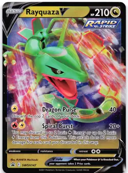 Rayquaza V SWSH147 Holofoil SWSH: Sword & Shield Promo Cards - Image 1